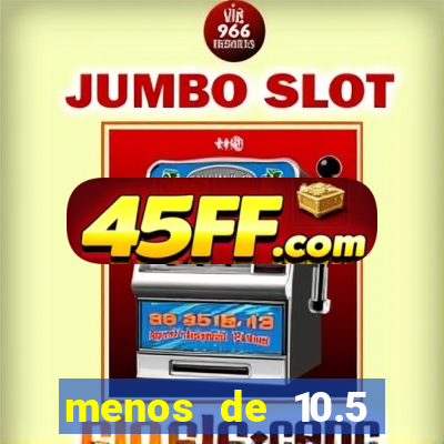 menos de 10.5 escanteios o que significa